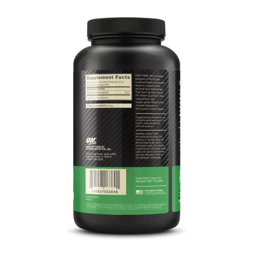 Optimum Nutrition Micronized Creatine Monohydrate Powder, Unflavored, Keto Friendly Optimum NutritionAu supplements