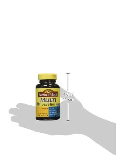 Nature Made Multivitamin For Him, Men's Multivitamin for Daily Nutritional Support, 90 Tablets (Pack of 3) Nature MadeAu supplements