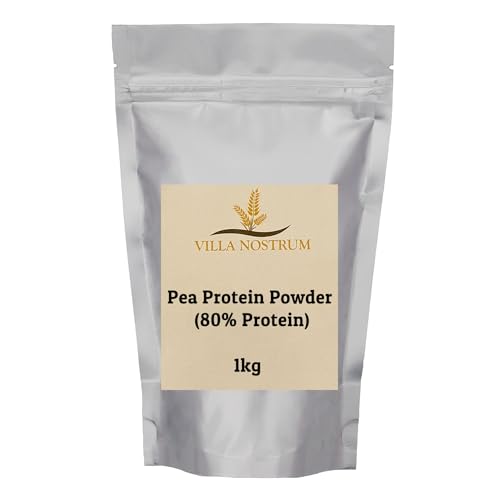 Pea Protein Powder 1kg (80% Pure Plant Protein) by Villa Nostrum villa nostrumAu supplements