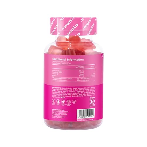 Novomins Collagen Gummies - Marine Collagen Gummies - Superior Type 1 Hydrolysed Collagen novominsAu supplements