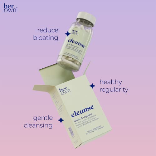 her own Cleanse, Gentle Detox, Supports Healthy Gut, Ocean Algae Cleanse, Prebiotic/Probiotic Blend her ownUS supplements