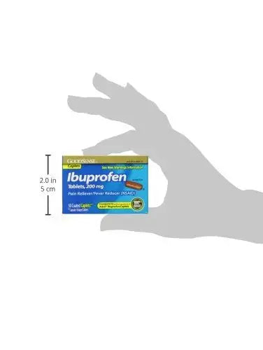GoodSense Ibuprofen Pain Reliever/Fever Reducer Caplets, 200 mg, 50-Count GoodSenseAu supplements