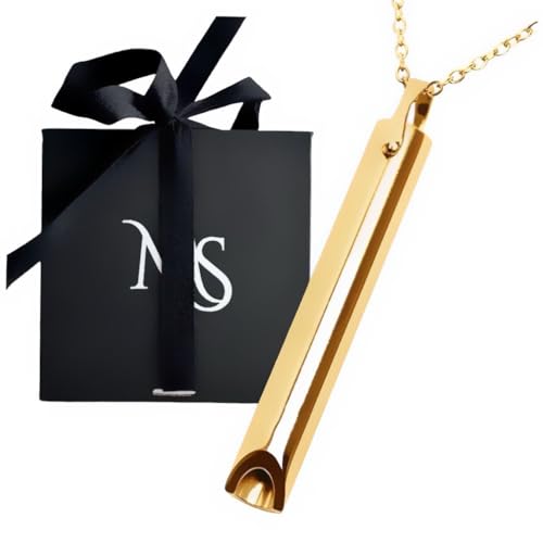 Mariscal Anxiety Breathing Necklace - Rose Gold Anti Anxiety Necklace Breathing for Women and Men Mariscal StoreAu supplements