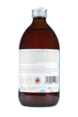 Sapphire Elixir Hydrolysed Marine Collagen Liquid 10000mg Sugar Free with Hyaluronic Acid VitaZamAu supplements