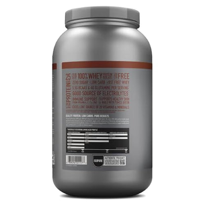 Isopure Dutch Chocolate Whey Isolate Protein Powder with Vitamin C & Zinc for Immune IsopureUS supplements