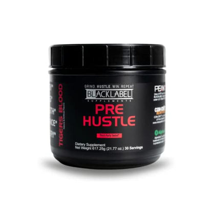 BLACKLABEL Supplements - PRE Hustle - Pre-Workout Dietary Supplement - Supports Energy BLACKLABEL SupplementsUS supplements