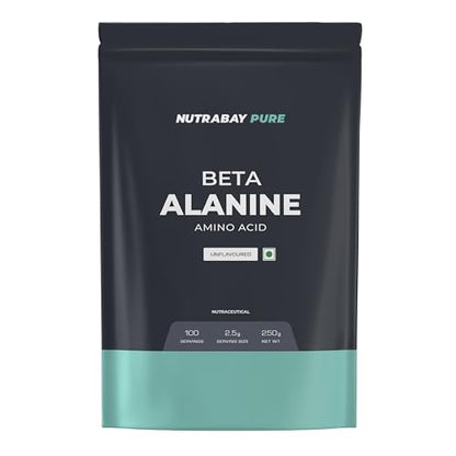 Nutrabay Pure 100% Beta Alanine Powder, Pre Workout supplement for Men & Women NutrabayUS supplements