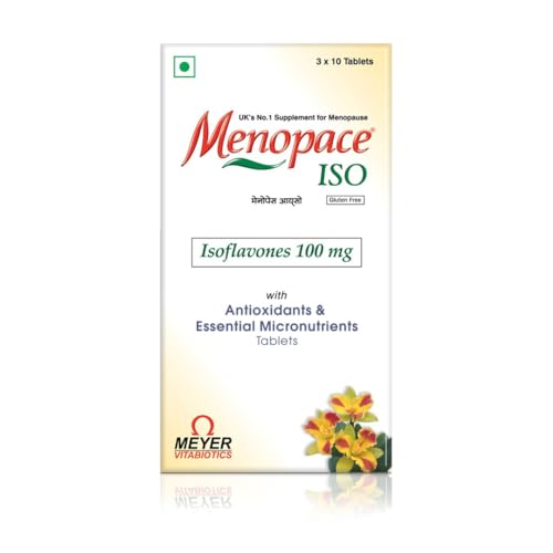 30 Tablets with Isoflavones, Amino acids & Essential Vitamins to Support Menopause Symptoms My StoreAu supplements