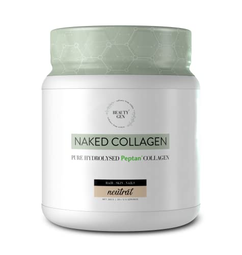 Beauty Gen Naked Collagen Powder for Women, Collagen Peptides Powder Type 1 & 111 Hydrolyzed Beauty GenAu supplements