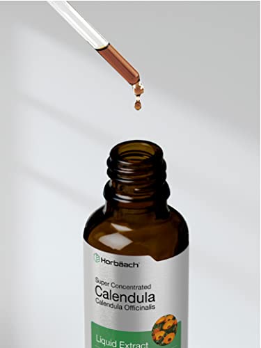 Calendula Extract Tincture | 2 fl oz | Vegetarian, Non-GMO, Gluten Free Liquid Supplement HorbäachUS supplements