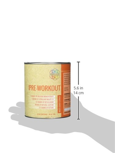 Propello Life Pre-Workout Drink Mix, West Coast Citrus, 450g Propello LifeAu supplements