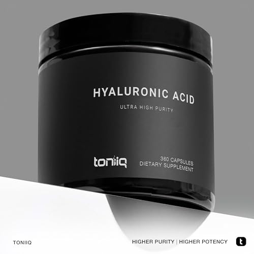 Toniiq Ultra High Purity Hyaluronic Acid Supplements - 95%+ Highly Purified and Bioavailab ToniiqUS supplements