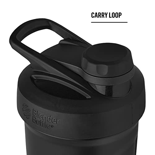 BlenderBottle Strada Twist Cap Shaker Cup Insulated Stainless Steel Water Bottle with Wire BlenderBottleUS supplements