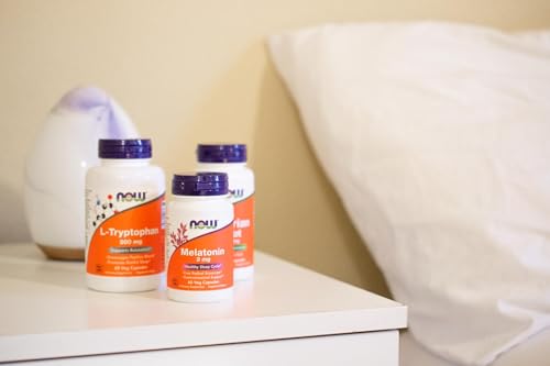 NOW Supplements, L-Tryptophan 500 mg, Encourages Positive Mood*, Supports Relaxation NOWUS supplements