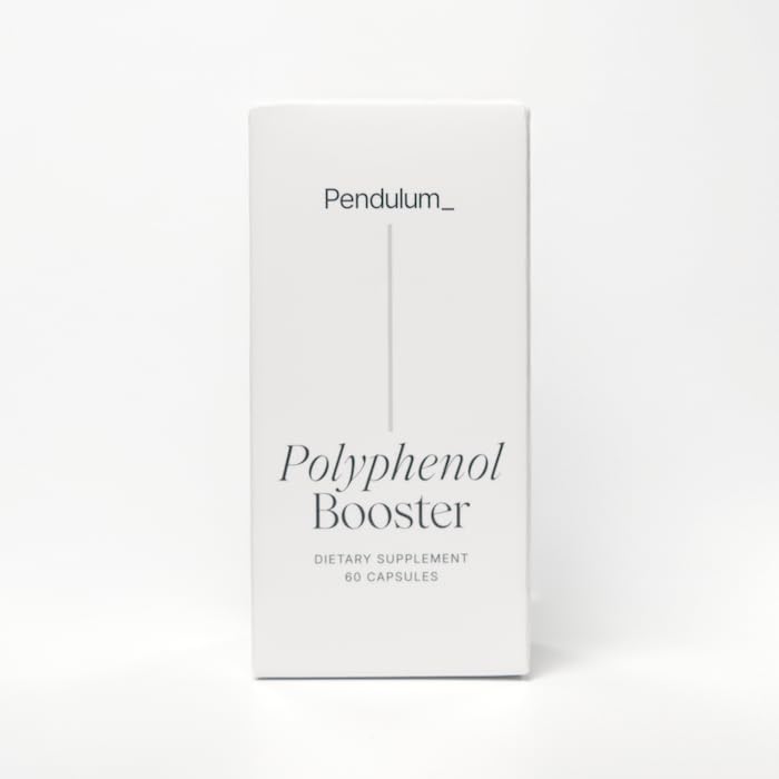 Pendulum Polyphenol Booster, Antioxidant from Superfoods, Beneficial Plant Compounds for Good Health, Helps Boost Akkermansia Muciniphila for Men & Women (60 Capsules, 1-Pack) PendulumUS supplements