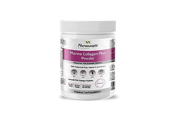Pharmanostix Hydrolysed Marine Collagen Plus Powder 300g - 10,000mg Collagen with Hyaluronic Acid PharmanostixAu supplements