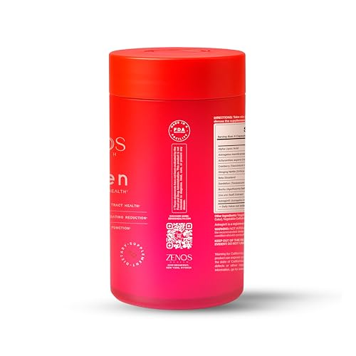 Zenos Health VZen Vaginal Probiotics for Women – Probiotics and Prebiotics for Digestive Health & Bloating Relief for Women – Improve Gut Health, Urinary Tract & Daily Wellness - Made in USA, 30 Caps Zenos HealthAu supplements