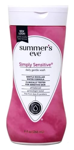 Summer's Eve Cleansing Wash | Simply Sensitive | 9 Ounce | pH-Balanced | Dermatologist & Gynecologist Summer's EveAu supplements