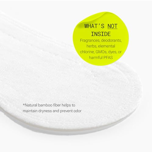 Flex Bamboo Panty Liners (50 Count) | Ultra Thin Daily Pantyliners | Fragrance-Free Feminine Care FLEXAu supplements