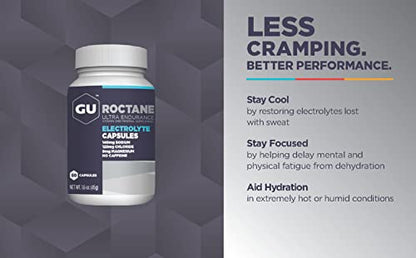 GU Energy Roctane Ultra Endurance Electrolyte Capsules, 50-Count Bottle GU EnergyUS supplements