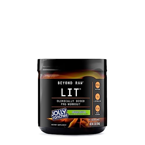BEYOND RAW LIT | Clinically Dosed Pre-Workout Powder | Contains Caffeine, L-Citrulline BEYOND RAWUS supplements