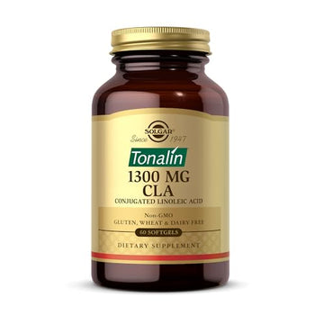 Solgar Tonalin CLA 1300 mg - 60 Softgels - Conjugated Linoleic Acid - Non-GMO, Gluten SOLGARAu supplements