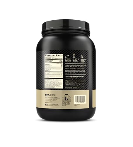Optimum Nutrition Gold Standard 100% Plant Based Protein Powder, Gluten Free, Vegan Optimum NutritionUS supplements