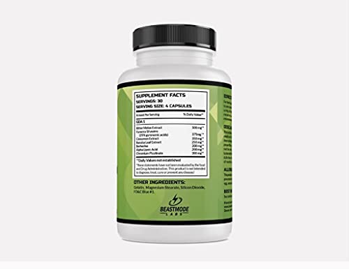 Beastmode Labs GDA1 Glucose Disposal Agent, Contains Berberine BeastModeUS supplements