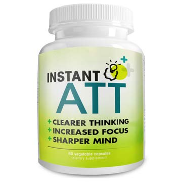 InstantATT - 7-in-1 Caffeine Free Nootropic All-Natural Brain, Focus, Memory Supplement (60 Capsules) Instant BrandsAu supplements
