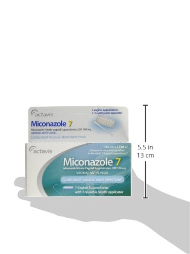 Miconazole 7 Day Vaginal Suppositories 100 mg - 7 ea MiconazoleAu supplements