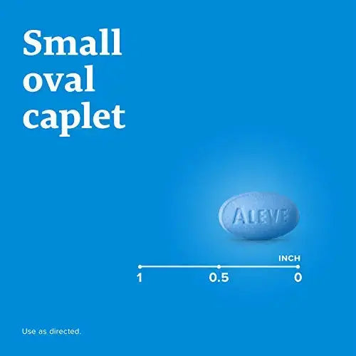 Aleve Caplets, Naproxen Sodium 220 mg (NSAID), Pain Reliever/Fever Reducer, #1 Orthopedic Surgeon Recommended, 270 Count AleveAu supplements