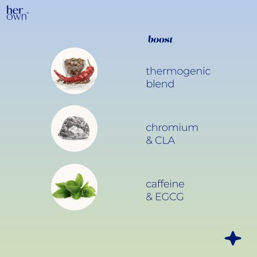 her own Boost, Helps Boost Energy, Supports Metabolism, Proprietary Thermogenic Blend her ownUS supplements