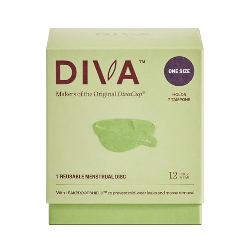 Diva Disc - Comfortable, Reusable Menstrual Disc with Leakproof Shield - Period Disc for Up to 12 Hours DivaCupAu supplements