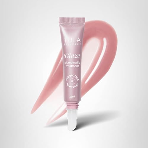 TULA Skin Care Rose Glow + Get It Lip Balm - Hydrating Peptide Lip Treatment with Hyaluronic Acid & Vitamin E, 0.28 oz., Rosy Tint TULAAu supplements