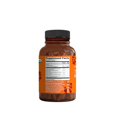 Four Sigmatic Focus Capsules | Lion's Mane Supplement Capsules | Brain Boosting Complex with Ashwagandha, Bacopa Monnieri & Rhodiola | Vegan Nootropic Adaptogen & Mushroom Supplement | 30 Servings Four SigmaticAu supplements