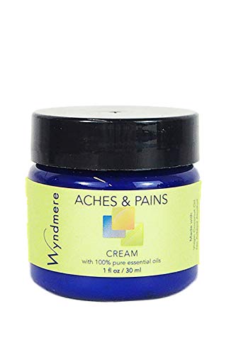 Wyndmere Aches & Pains Cream - Handcrafted with All Natural Ingredients and 100% Pure Essenial Oils - Paraben Free -1oz WyndmereAu supplements