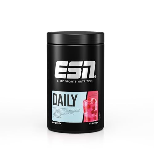 ESN Daily, Raspberry Iced Tea, 480 g, 1.1 lbs, 20 Servings - Powder with Bioactive Collagen Peptides ESNUS supplements