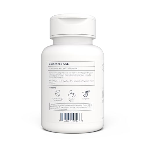 Renue By Science NMN Supplement | 240 Chewable Vegetarian Tablets - 125mg Nicotinamide Mononucleotide per Serving | Lemon Flavour - Manufactured in The USA Third-Party Tested Renue By ScienceUS supplements