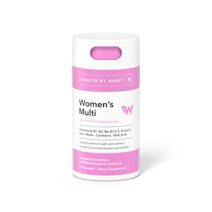 Health By Habit Womens Multi Supplement (60 Capsules) - 23 Essential Vitamins Health By HabitUS supplements