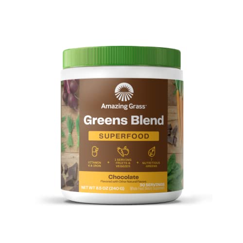 Amazing Grass Greens Blend Superfood: Super Greens Smoothie Mix Amazing GrassUS supplements