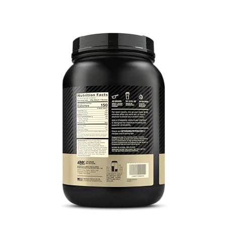 Optimum Nutrition Gold Standard 100% Plant Based Protein Powder, Gluten Free, Vegan Pro Optimum NutritionUS supplements