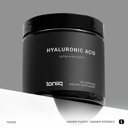 Ultra High Purity Hyaluronic Acid Capsules - 95%+ Highly Purified and Highly Bioavailable ToniiqUS supplements
