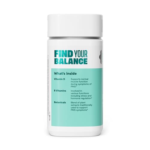 Habit PMS Support Supplement for Women (60 Capsules) - Supports Premenstrual Symptoms & Stress, Hormone Balance, Mood, B Vitamins, Vitamin D, Chasteberry, Ashwagandha, Gluten-Free, Non-GMO (1 Pack) H' HabitAu supplements