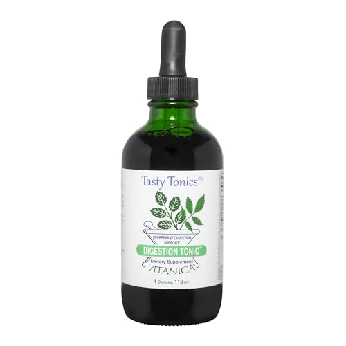 Vitanica Digestion Tonic, Gas and Bloating Relief Supplement, Organic, Improve Digestive VitanicaAu supplements