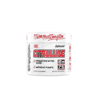 VMI Sports Citrulline Unflavored Powder Pure L-Citrulline | Promote Nitric Oxide Muscle VMI SportsUS supplements