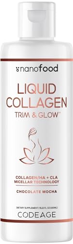 Codeage Liquid Collagen Supplement Chocolate Flavor, Beauty Trim & Glow Liposomal CodeageAu supplements