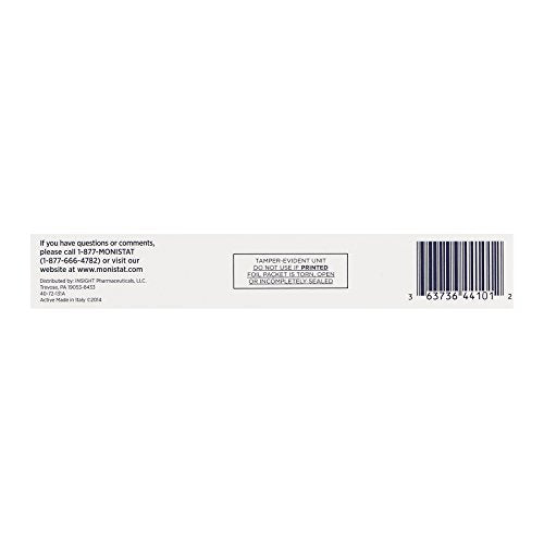 Monistat 1-Day Yeast Infection Treatment | Prefilled | Tioconazole Ointment MonistatAu supplements