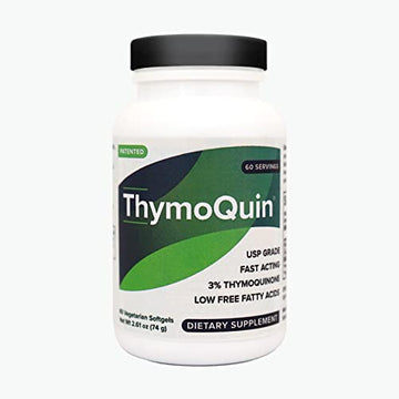ThymoQuin Cold Pressed Black Seed Oil | Only Patented USP-Grade Clinically Researched ThymoQuinAu supplements