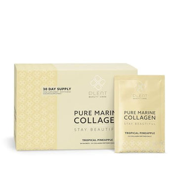 Plent Pure Marine Collagen Tropical Pineapple - Stay Beautiful - 5G Collagen Peptides Daily PlentAu supplements
