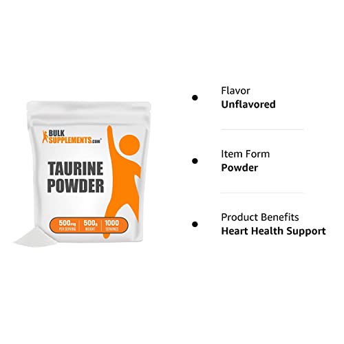 BULKSUPPLEMENTS.COM Taurine Powder - Taurine Supplement, Taurine 2000mg BULKSUPPLEMENTS.COMUS supplements